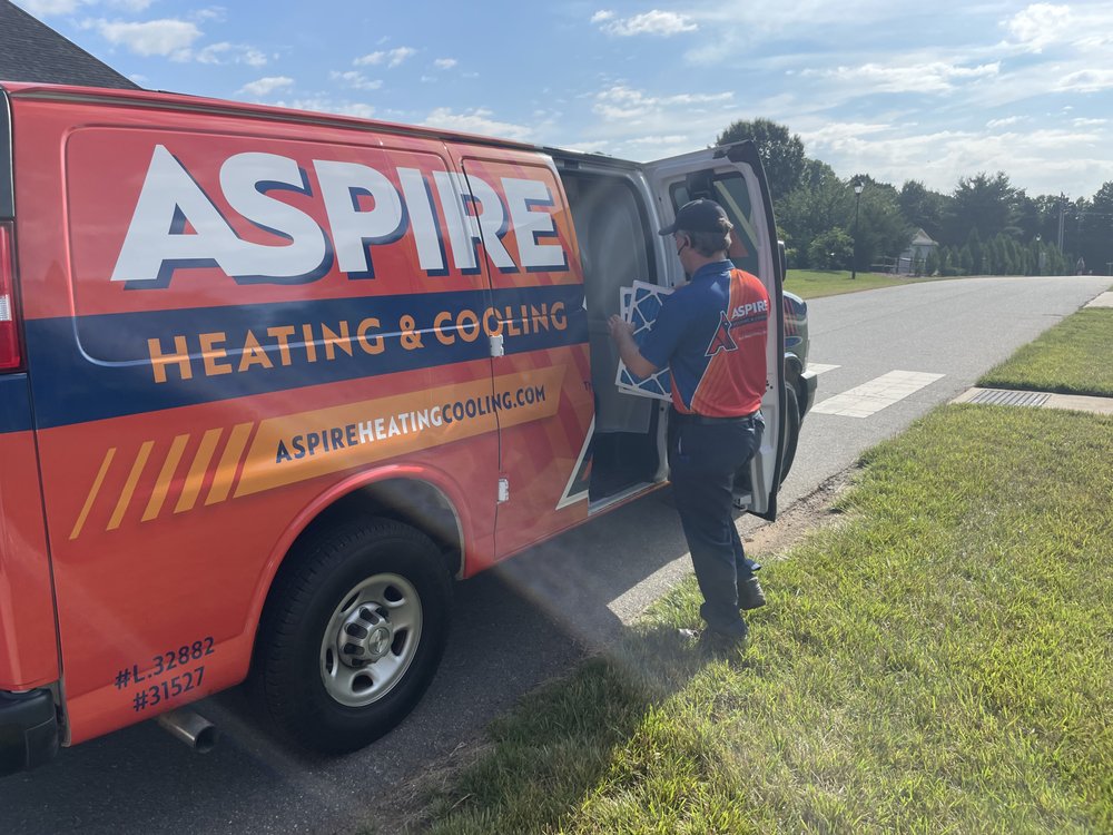 aspire heating and cooling van